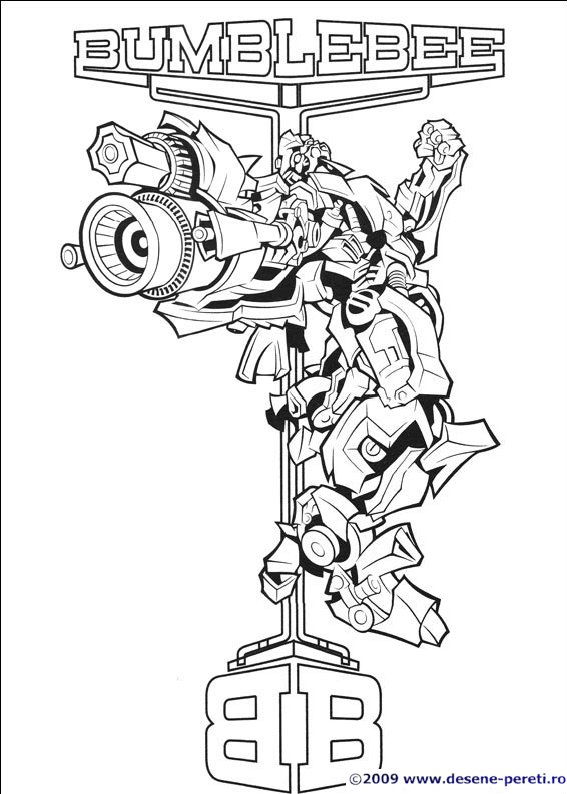transformers desene colorat